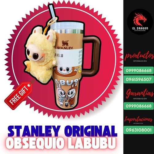 TERMO STANLEY LABUBU ORIGINAL + LABUBU